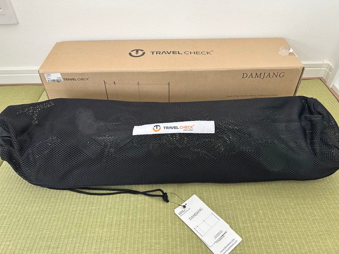 TRAVEL CHECK DAMJANG タープ ブラック