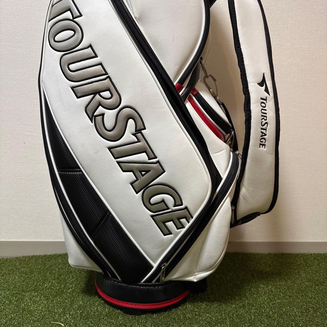 TOURSTAGE ツアーステージ キャディバッグ ホワイト