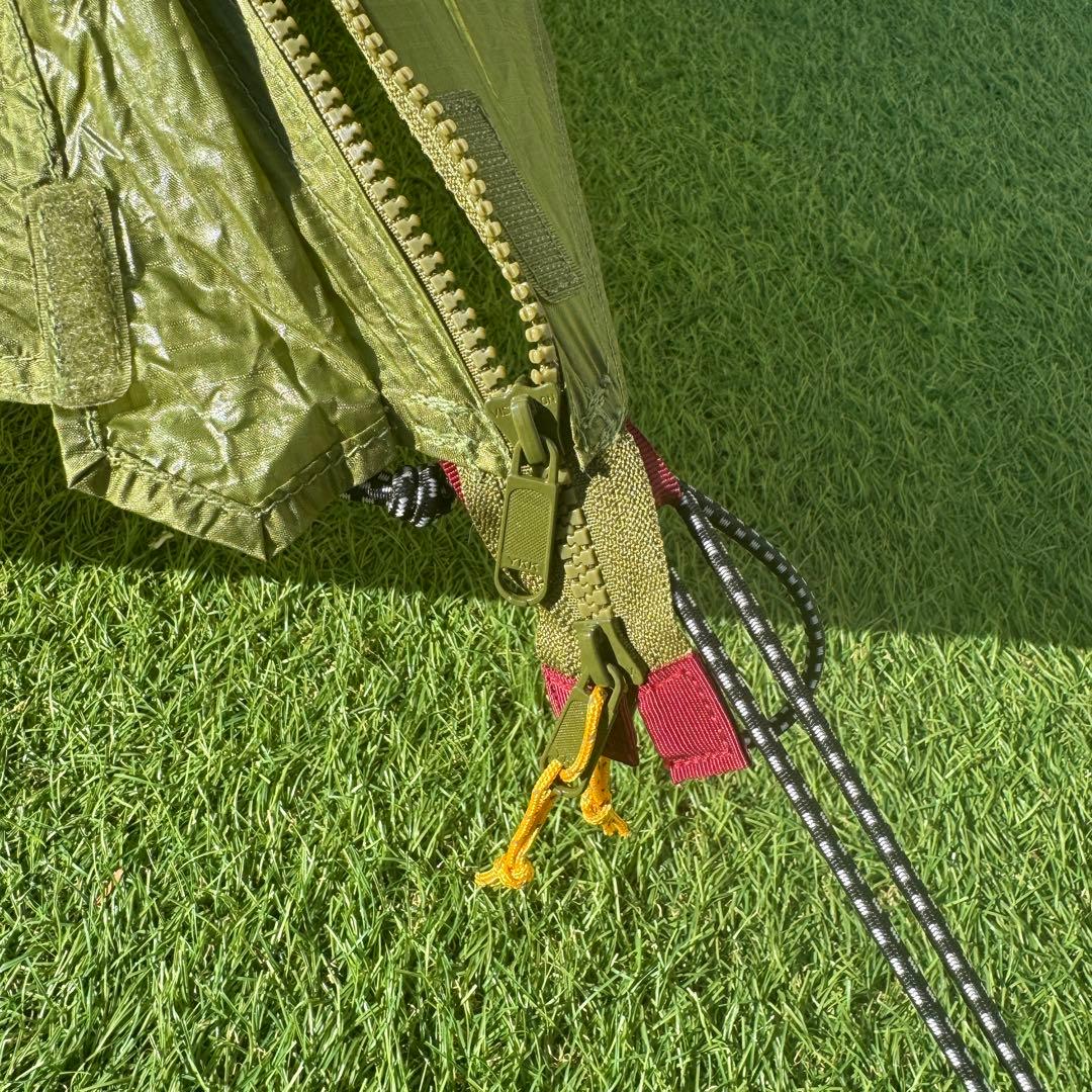 美品 モンベル ステラリッジ2 テント　レインフライ　グリーン