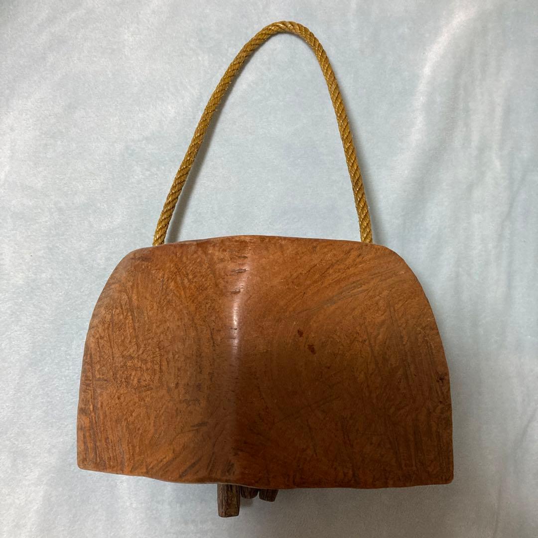 スイス木製カウベル　アンティーク　エスニック　ビンテージ　骨董