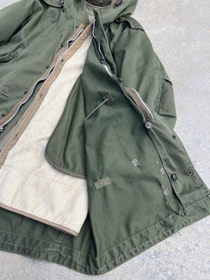 anytee購入【50s前期 】M51パーカーモッズコートMコットンサテン