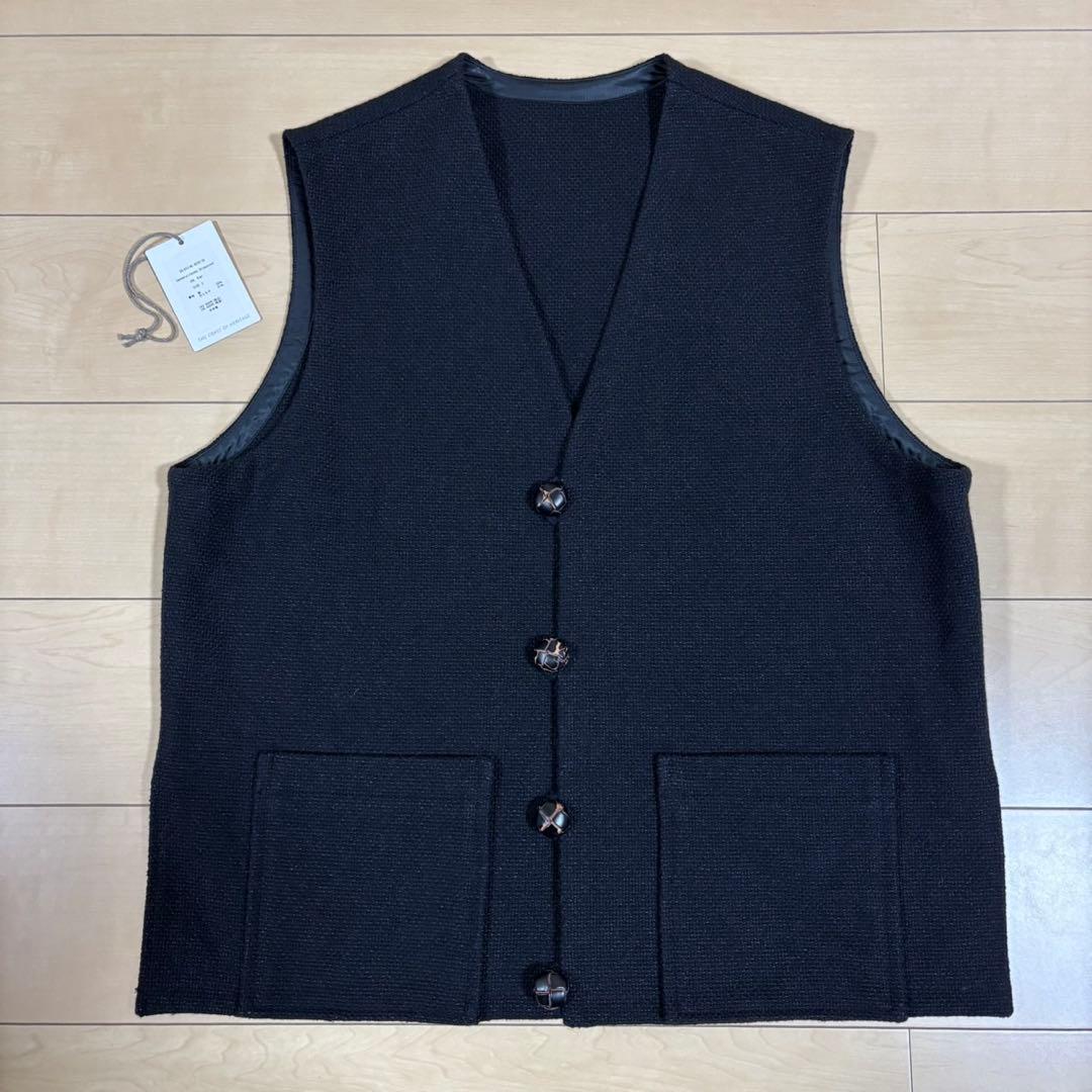 トップス HERILL Cashmere linen mat Chimayo vest