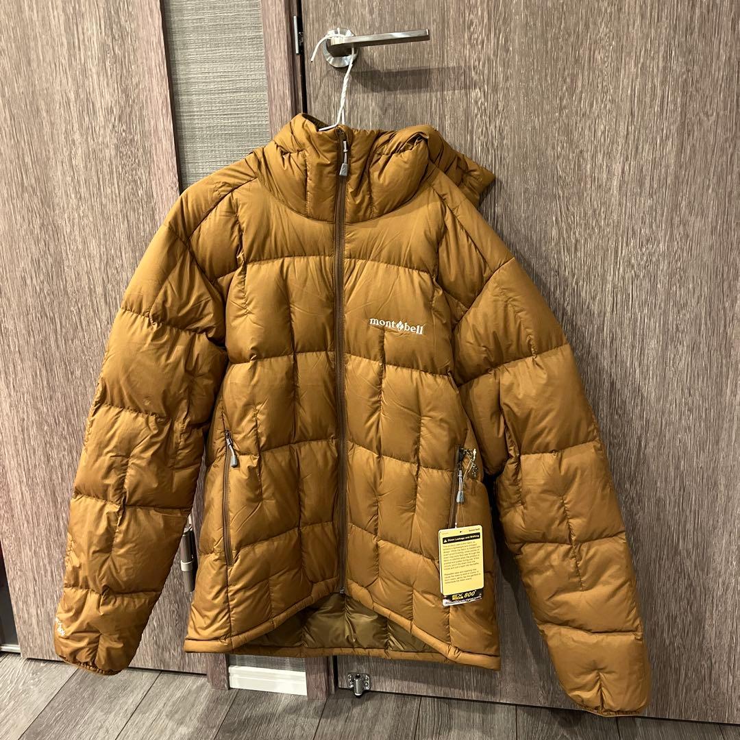 新品】希少モンベル　ネージュダウン パーカ Men's ブラウン　Mサイズ