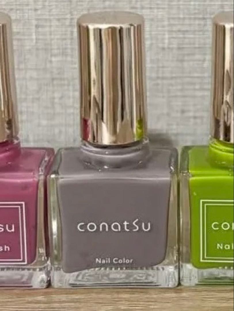 【カード付き】conatsuコナツネイル4色セット