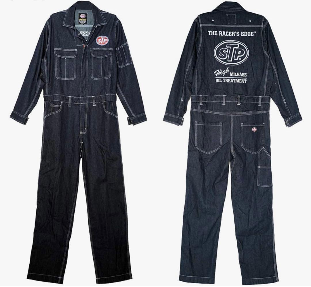 《STP》カバーオール オールインワン デニム
