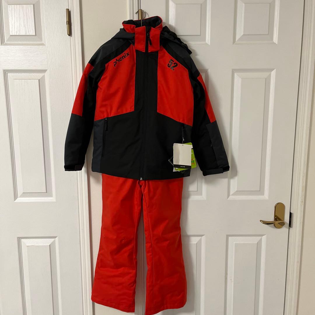 PHENIX ジュニア スキーウェア 上下セット RD 150