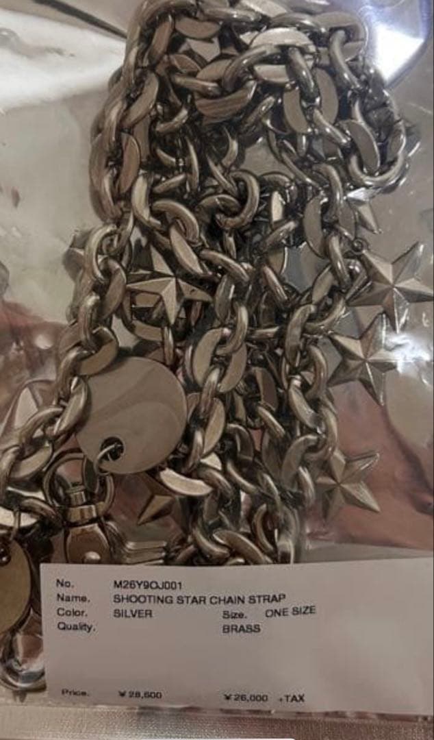 バッグ MASU 25AW SHOOTING STAR CHAIN STRAP