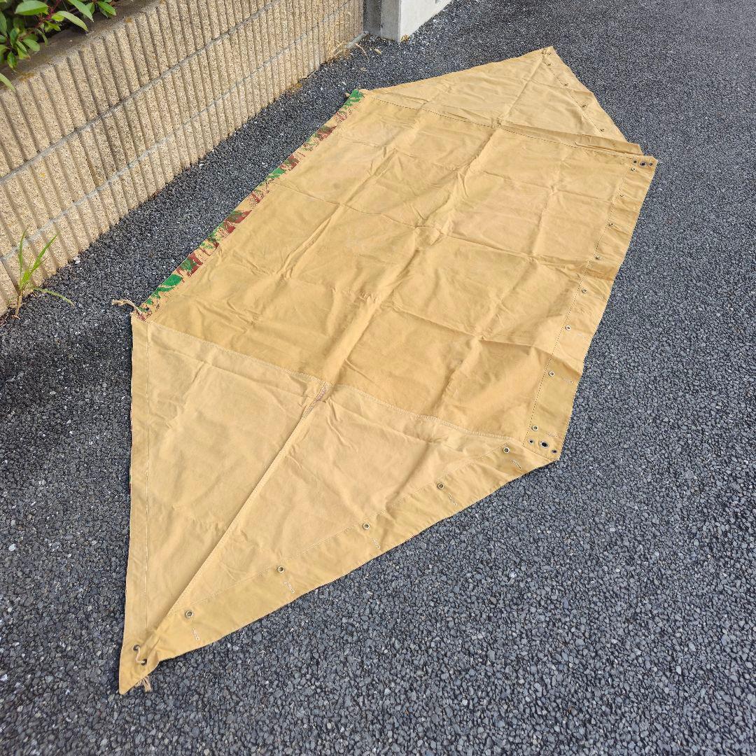 超希少　フランス軍　リザードカモ　パップテント　1枚