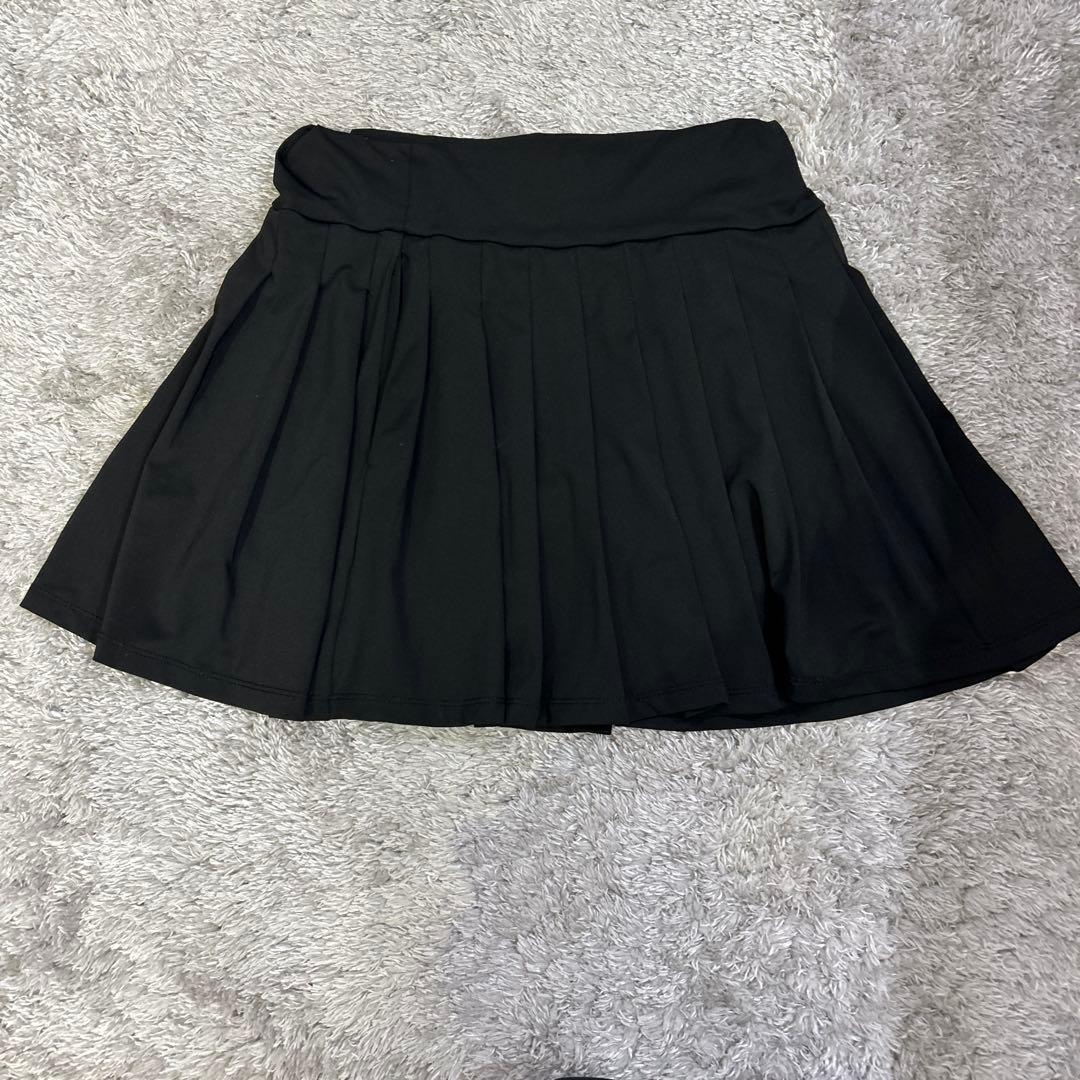 Cph/Golf 黒 プリーツスカート small