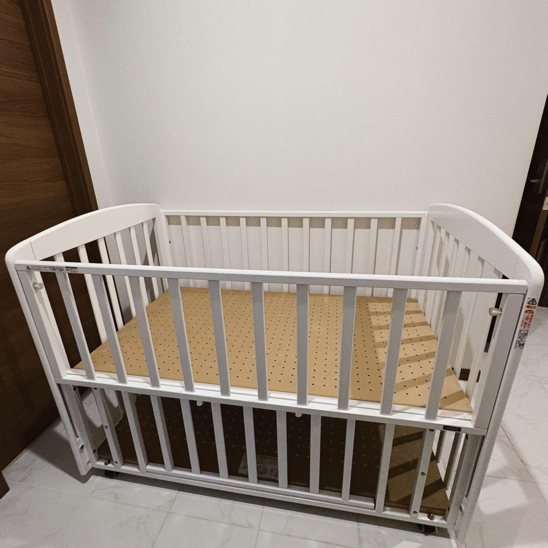 【♡送料込♡】カトージ  ベビーベッド　チャーミー⭐︎ ぽち