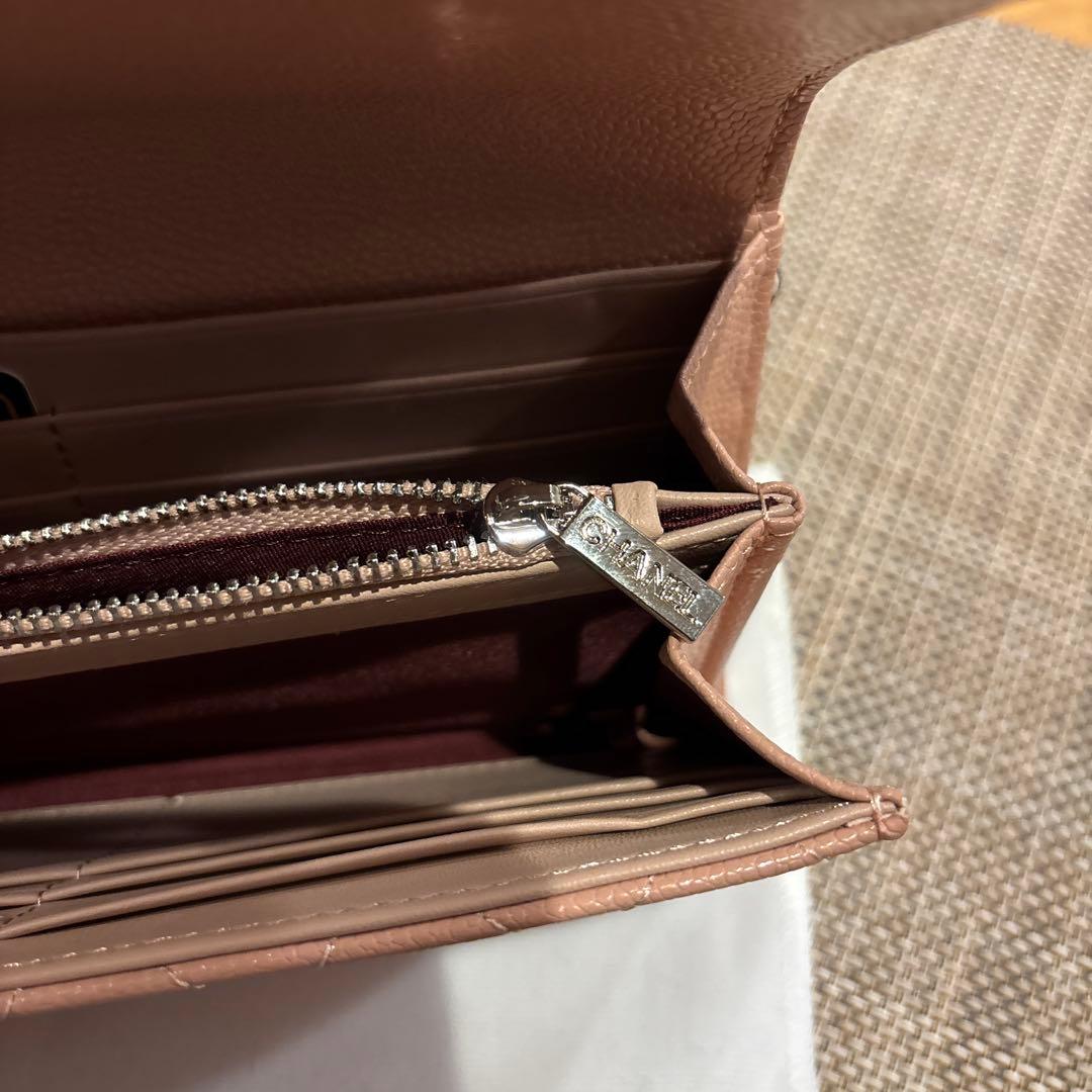激レアCHANELマトラッセピンク新品未使用長財布ノベルティ