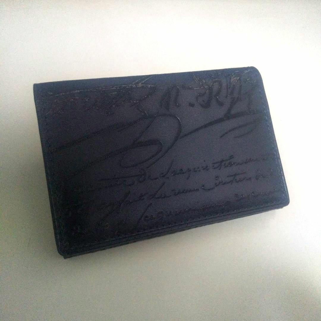 ベルルッティBERLUTI 名刺入れ インブイア スクリットレザーカードホルダー