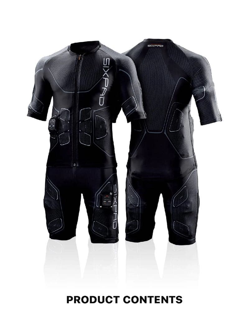 SIXPAD トレーニングウェアセット ブラック