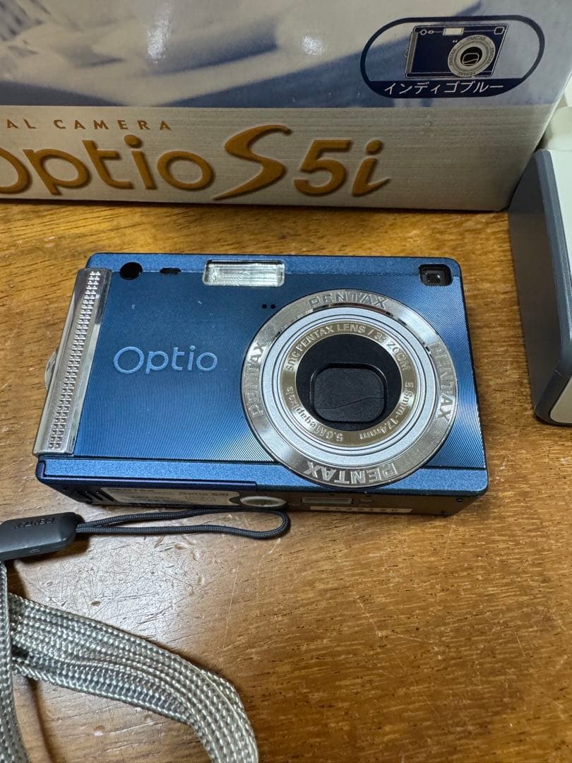 【美品＆箱付き】PENTAX Optio S5i オールドコンデジ ペンタックス