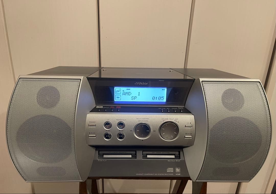 Victor NS X7WMD ラジカセ　CD MD
