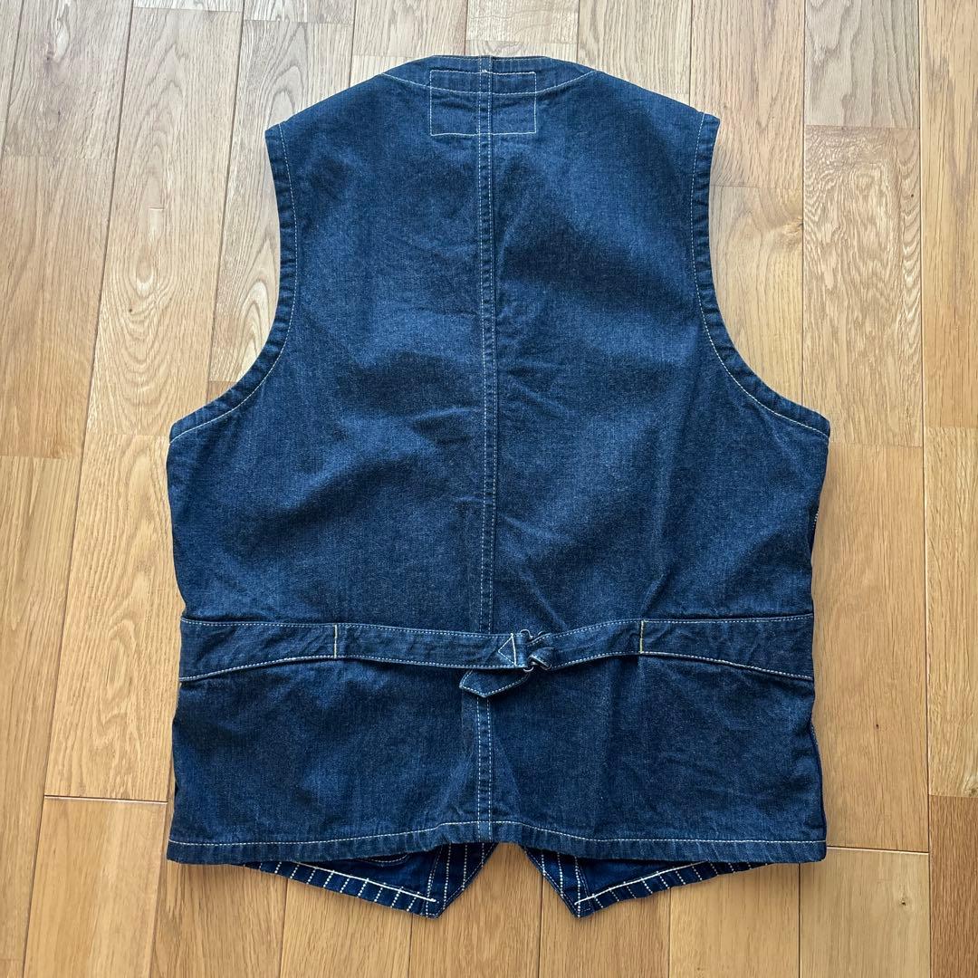 SUGAR CANE ウォバッシュ　デニムベスト サイズ38