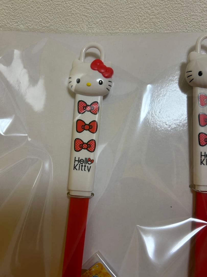 レトロ　非売品　ハローキティ　リボン柄調理ツール3点セット　未使用品　ウサハナ