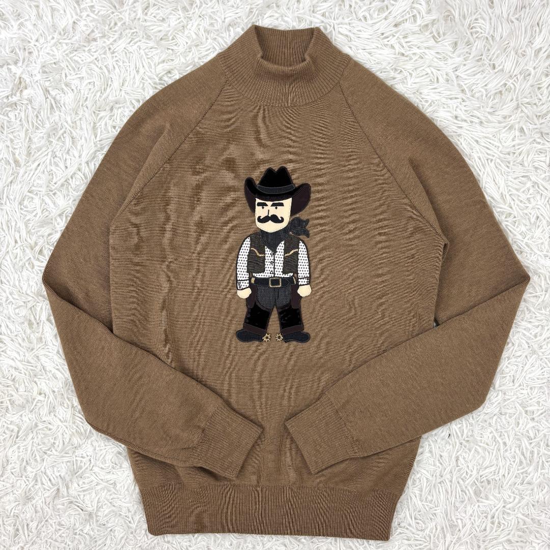☆希少☆美品☆ DOLCE&GABBANA　ニット　セーター　カウボーイ　刺繍