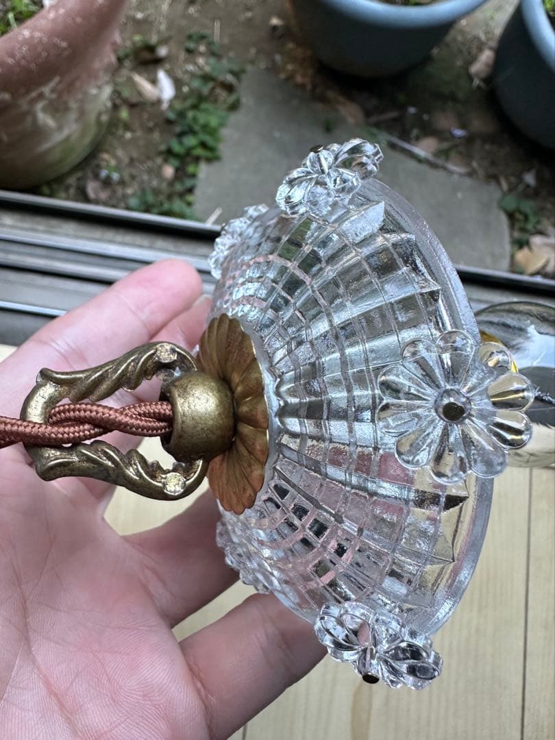 ＊cielページになります＊ スペアドロップ6個が付いたミニシャンデリア＊