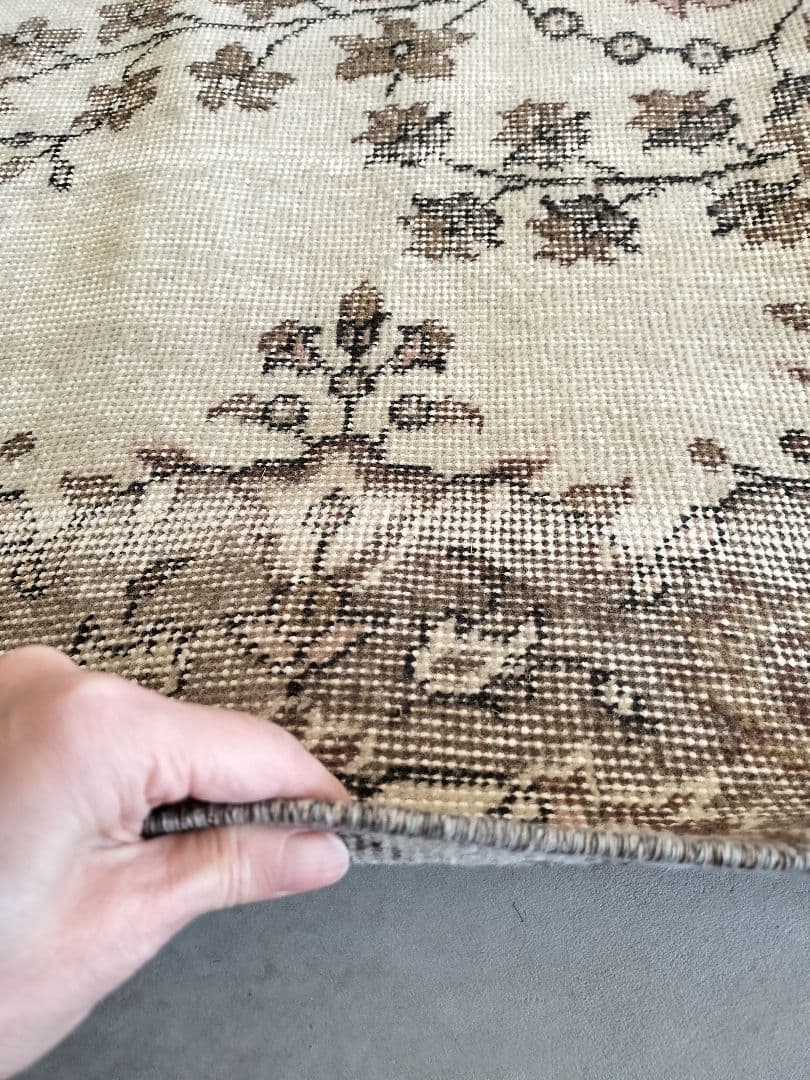 【ゆきりん】超大判/カフェオレ・ベージュのトルコラグ雅姫さん　No.735