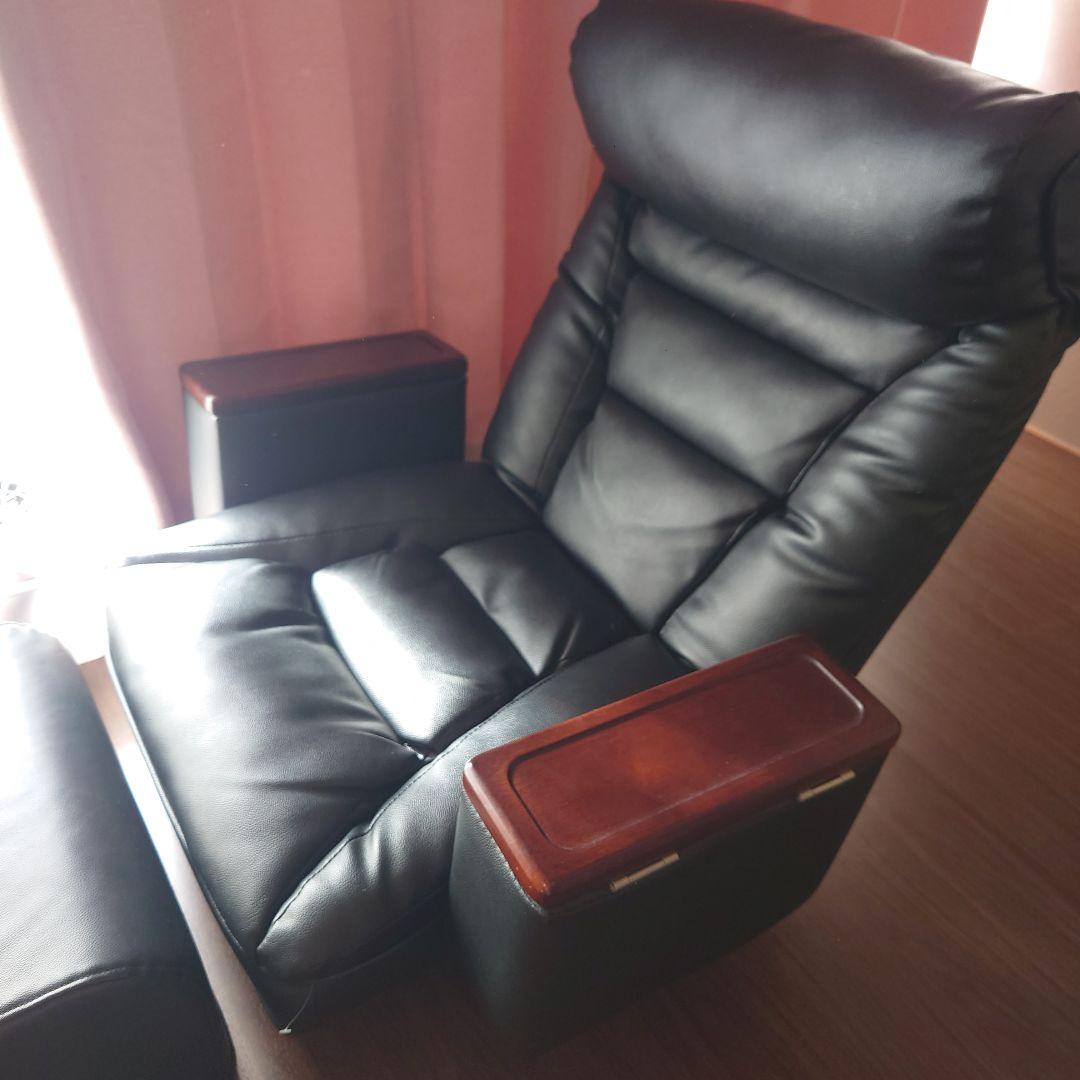 ☆オットマン付き☆リクライニングソファー