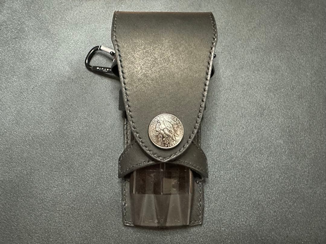 ゆうま⭐︎ダーツケースカバー（黒、ステッチ:黒）