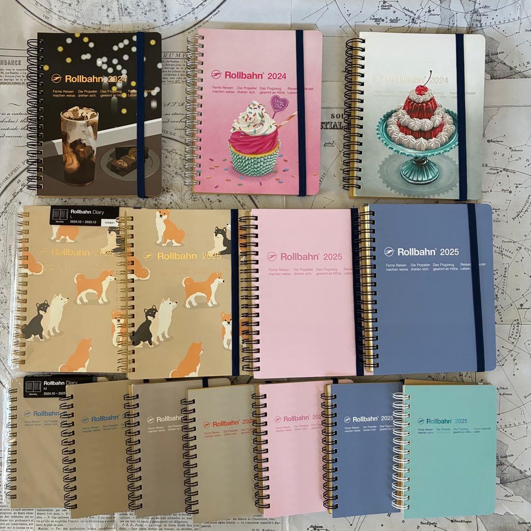 Rollbahn スケジュール帳、ダイアリーまとめ売り