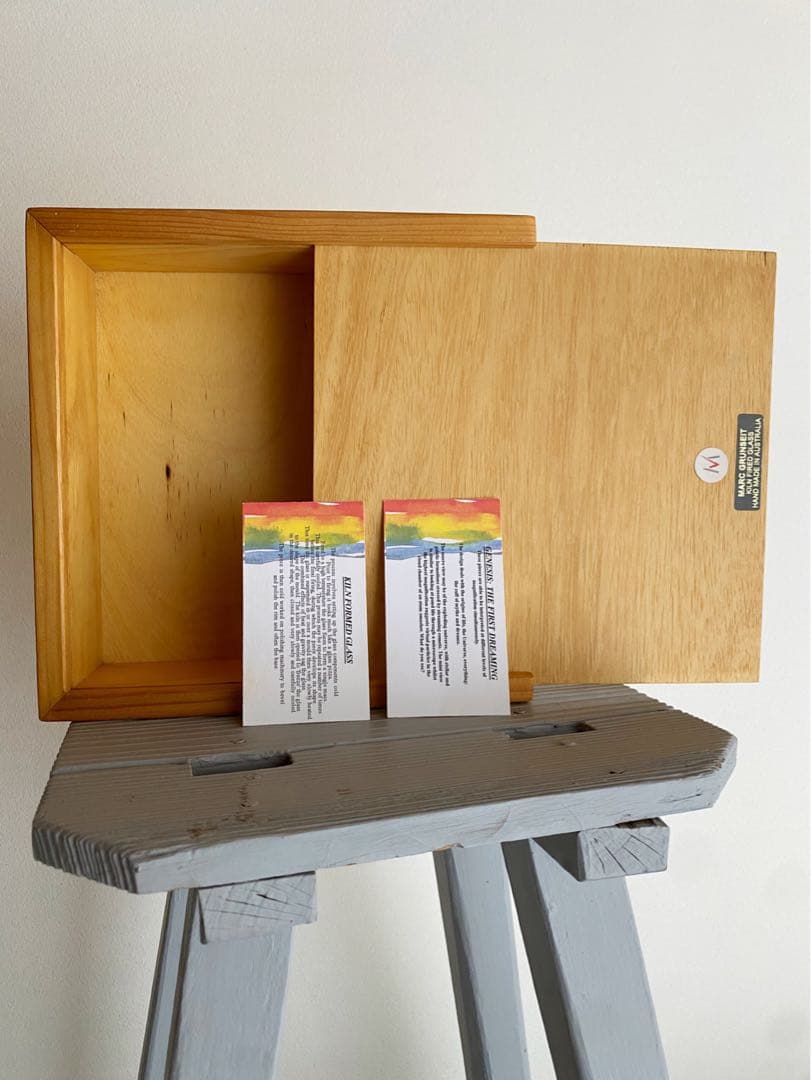 オーストラリア アンティーク ビンテージ 器 ガラス クリア 地球 太陽 新品