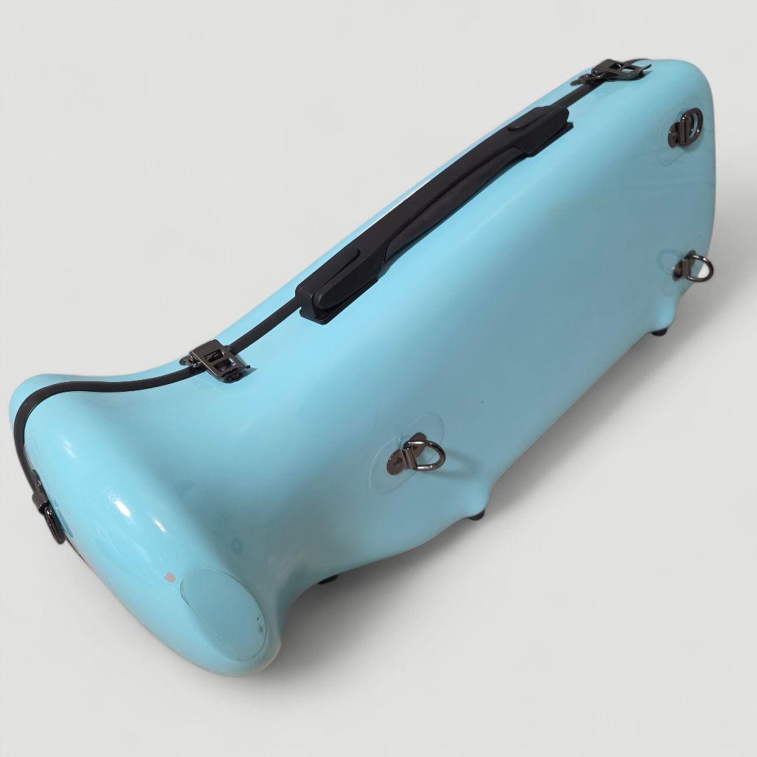 C.C.シャイニーケースII トランペット ハードケース アクア 楽器ケース