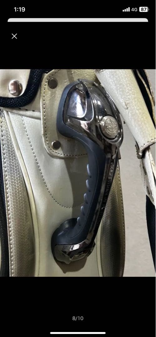 キャディバッグ タイトリスト ホワイト 限定品