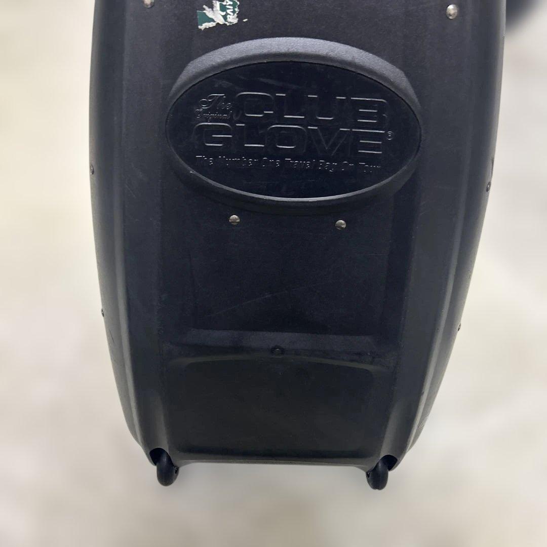 【美品】CLUBGLOVE 　ゴルフバッグ キャリーケース　トラベルカバー　黒