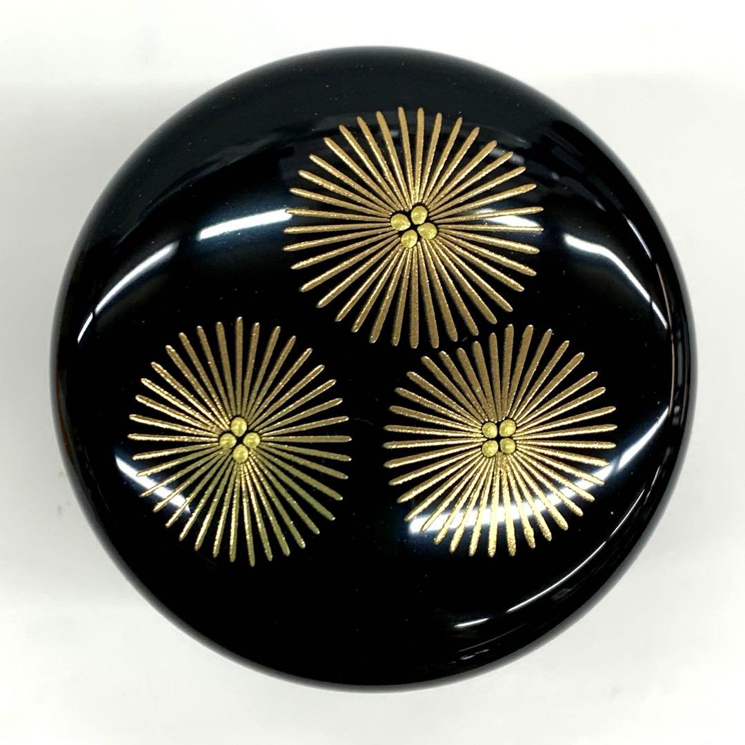 【中棗　唐松蒔絵】和田寿峰　共箱