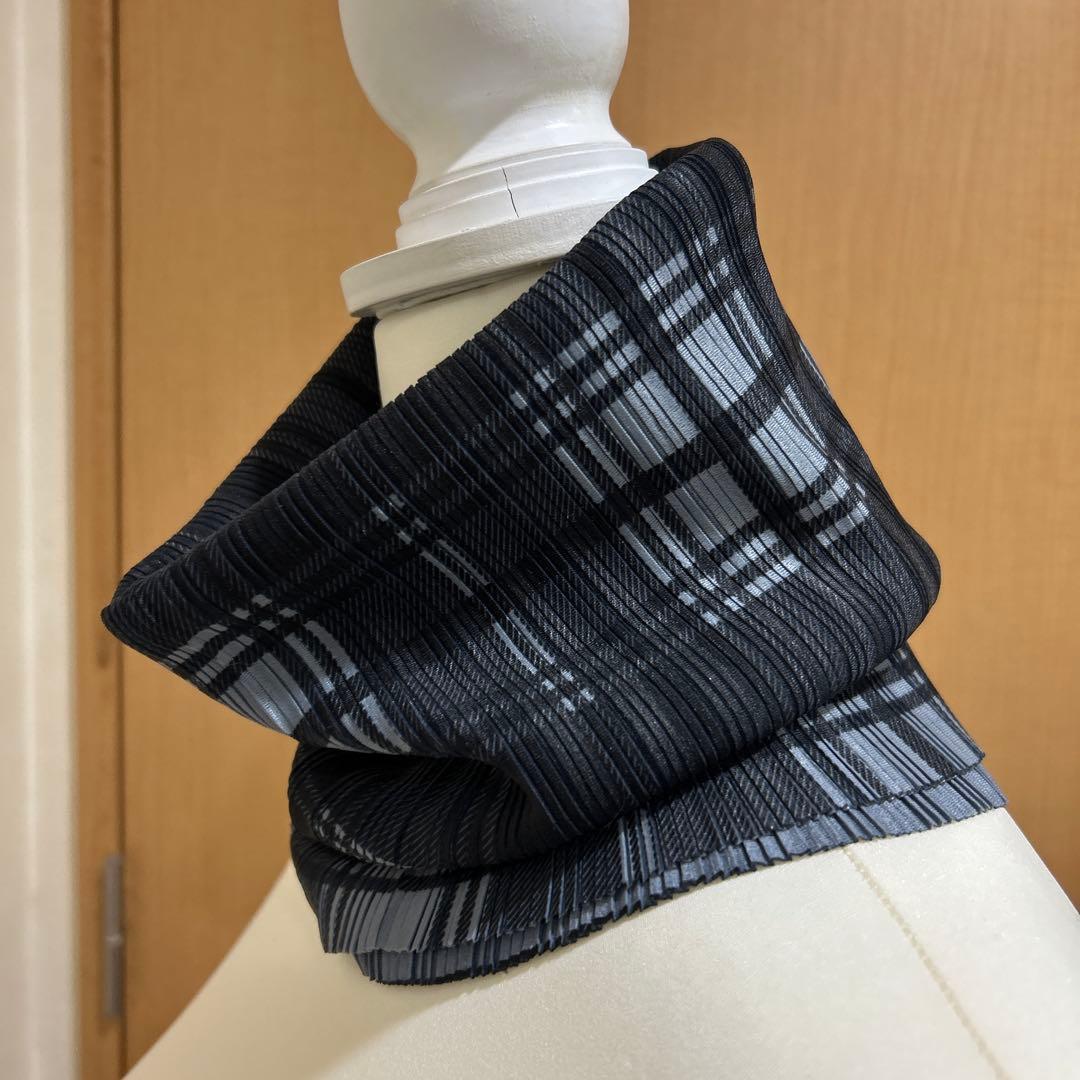 ⭐️プリーツプリーズオーチューブグレーチェック極美品❣️