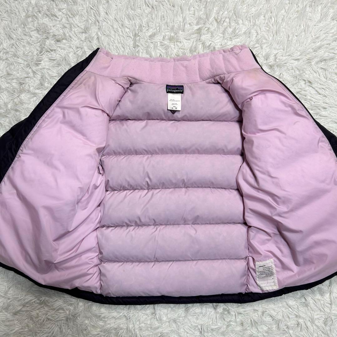 旧タグ Patagonia パタゴニア ダウンジャケット ヌプシ 肉厚 黒系 紫
