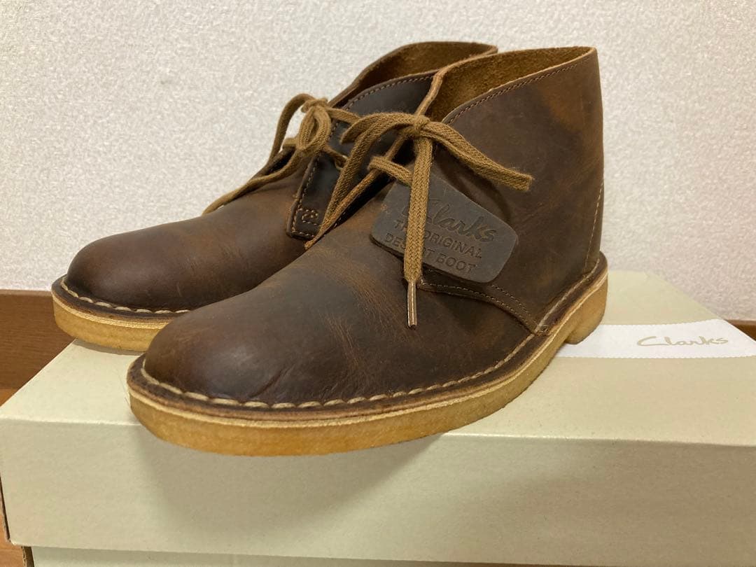 新品　Clarksクラークス　デザートブーツ ビーズワックス
