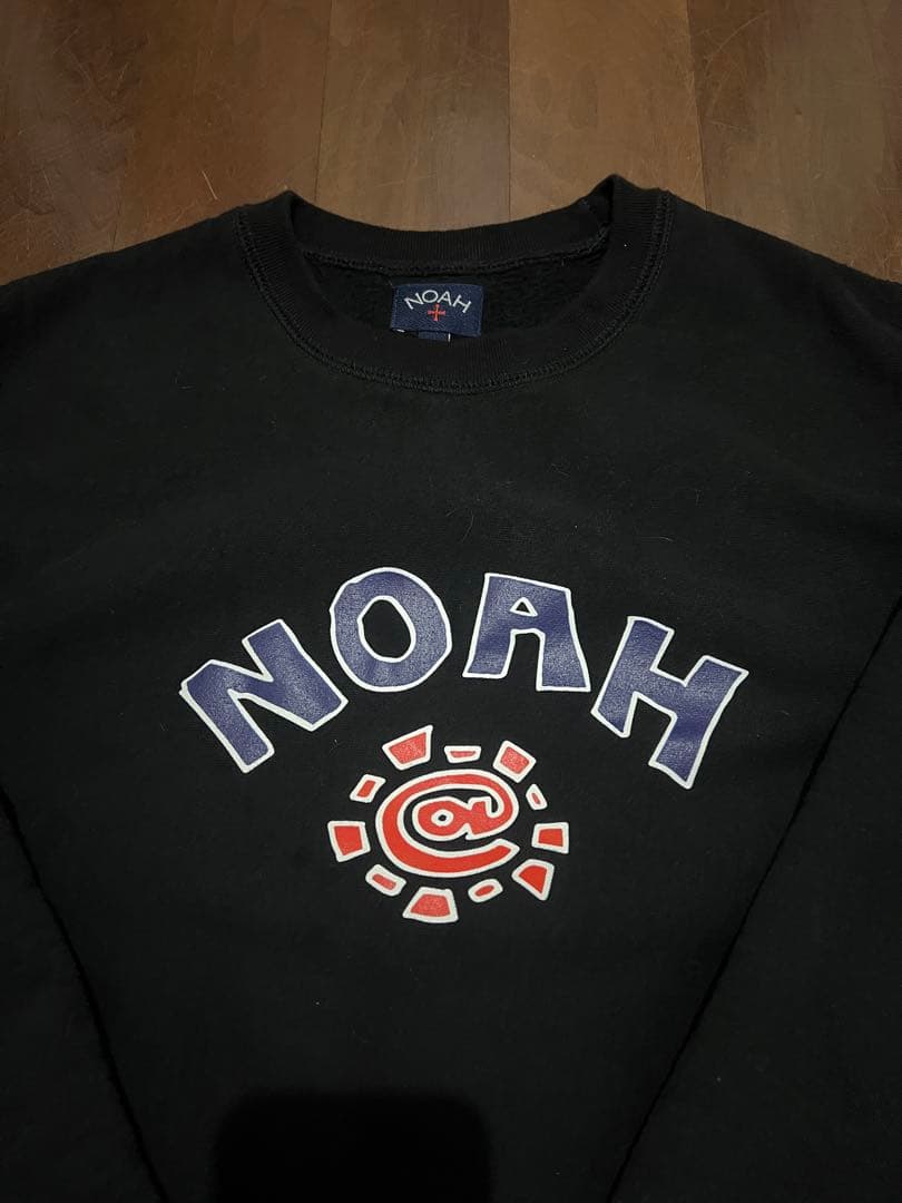 NOAH ALWAYS ブラック クルーネック スウェット