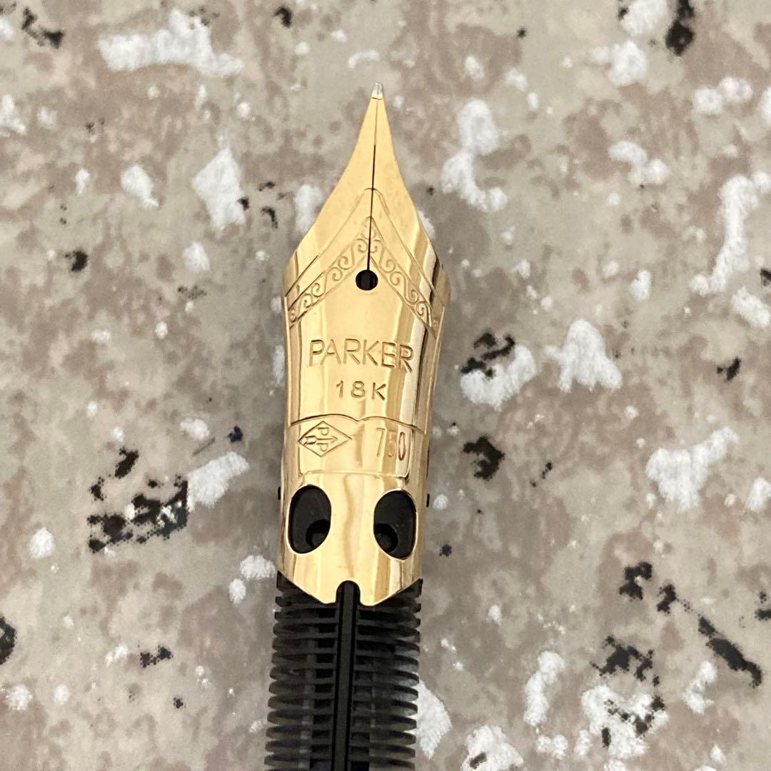 #098 オーバーホール済み 万年筆 パーカー SONNET ソネット 18k