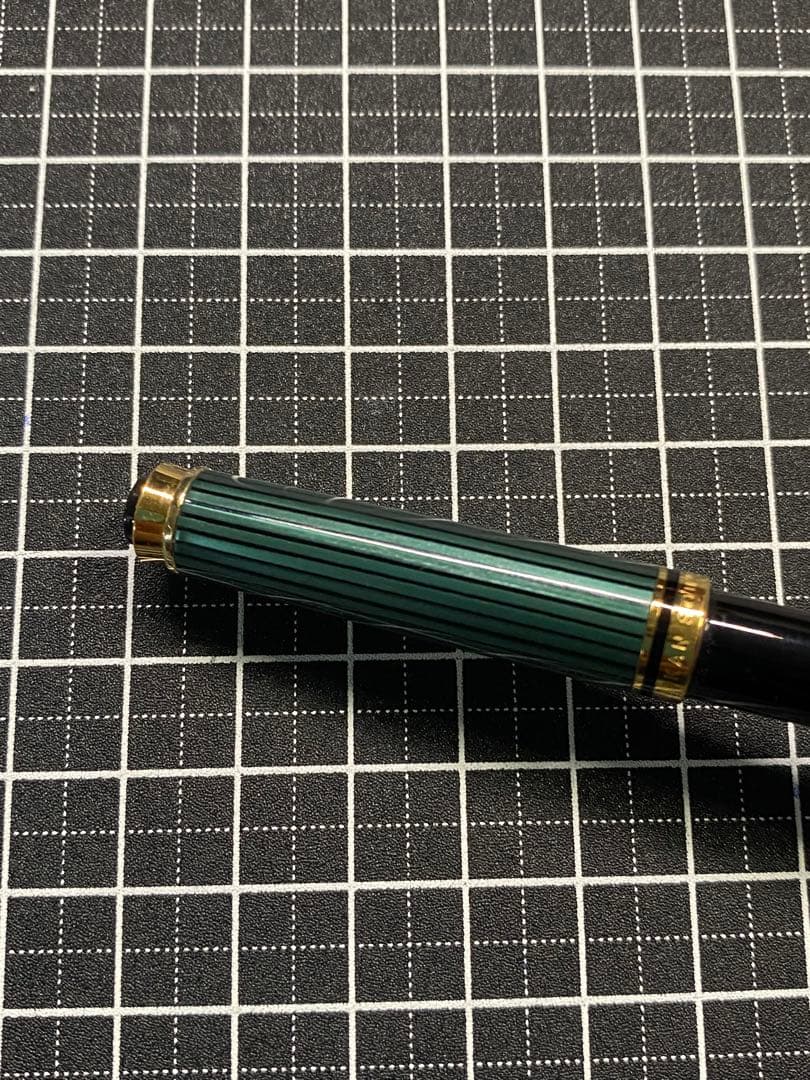 PELIKAN SOUVERAN K300 Green-stripe ボールペン