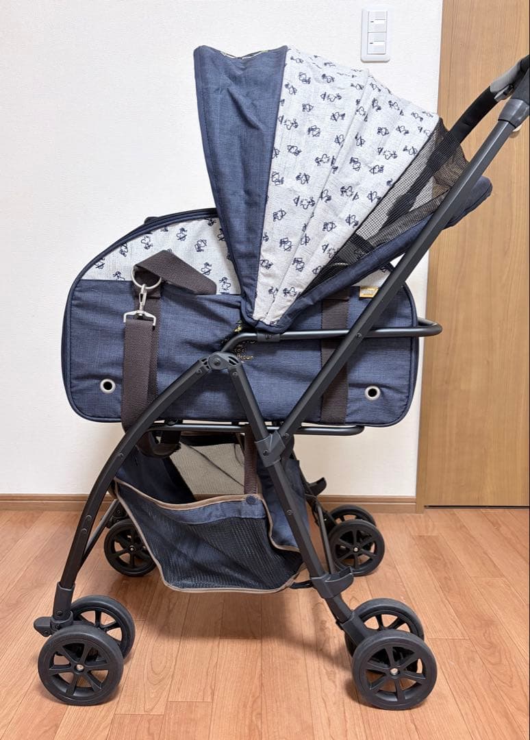 ペットカート スヌーピー柄 ペットバギー ペットパラダイス