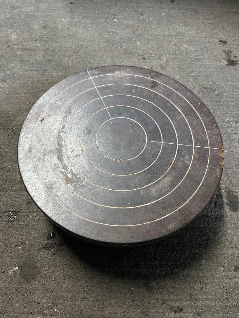 電動轆轤　道具、手回し台付き