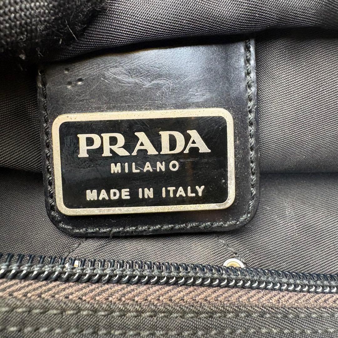 041 美品 PRADA サコッシュ ショルダーバッグ 斜めがけ 黒 iq5