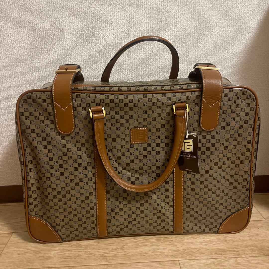 昭和当時物　ヴィンテージ　ピエールバルマン　新品未使用　希少レア　ボストンバッグ
