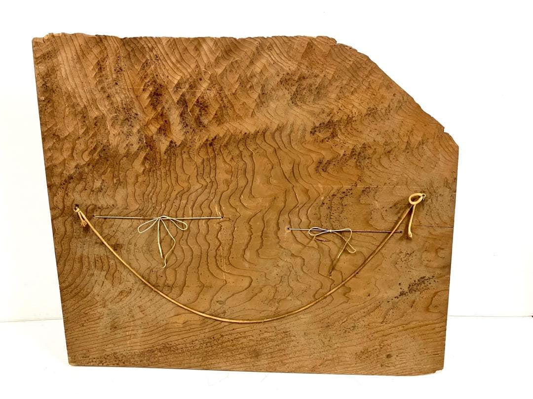 石見神楽面◆般若／男鬼 2面セット◆乾漆造 特大 壁掛け 招福 蔵出し