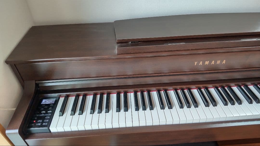 YAMAHA 電子ピアノ ダークブラウン 椅子付き