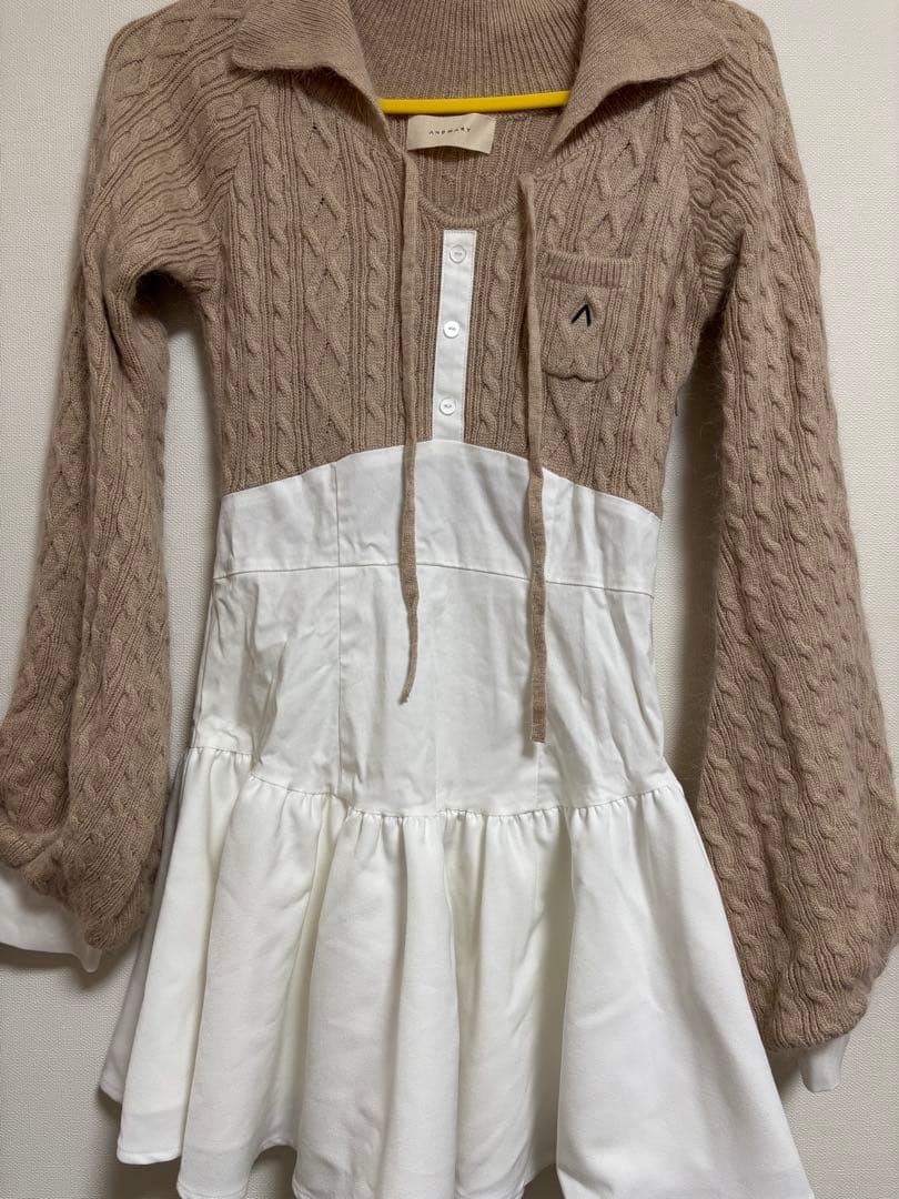 【試着のみ正規品】ANDMARY Tess blouse mini dress