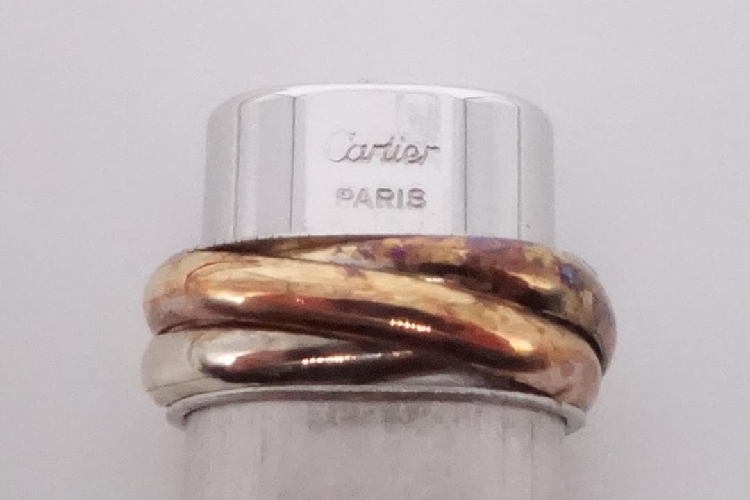 Cartier カルティエ トリニティ ボールペン シルバー マット加工