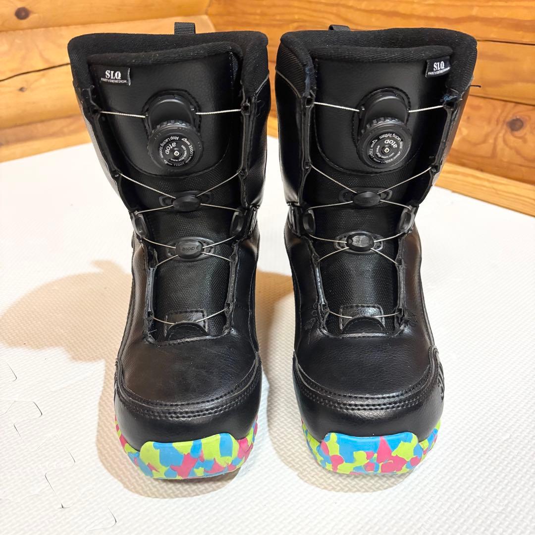 SLQ スノーボードブーツ BOA ボア キッズ 22-23cm