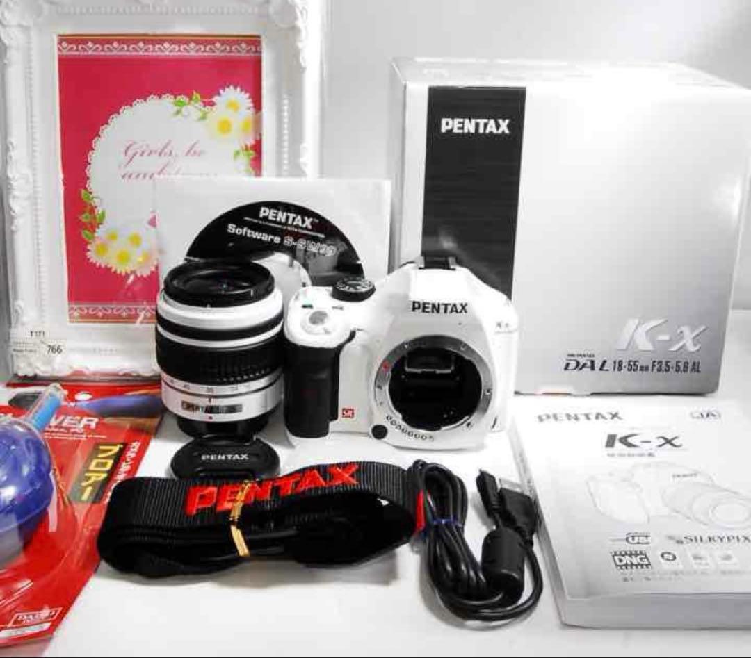 訳あり☆一眼レフデビュー☆スマホ転送☆PENTAX K−X レンズキット