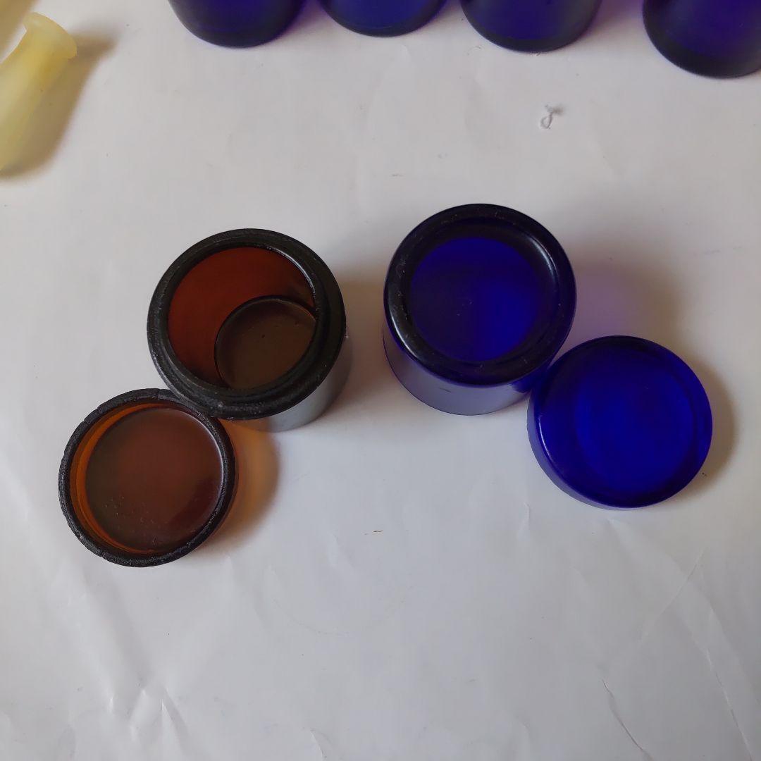 myaon66ボトルディギングインク瓶ガラス製小瓶8スポイト軸7蓋付瓶2個