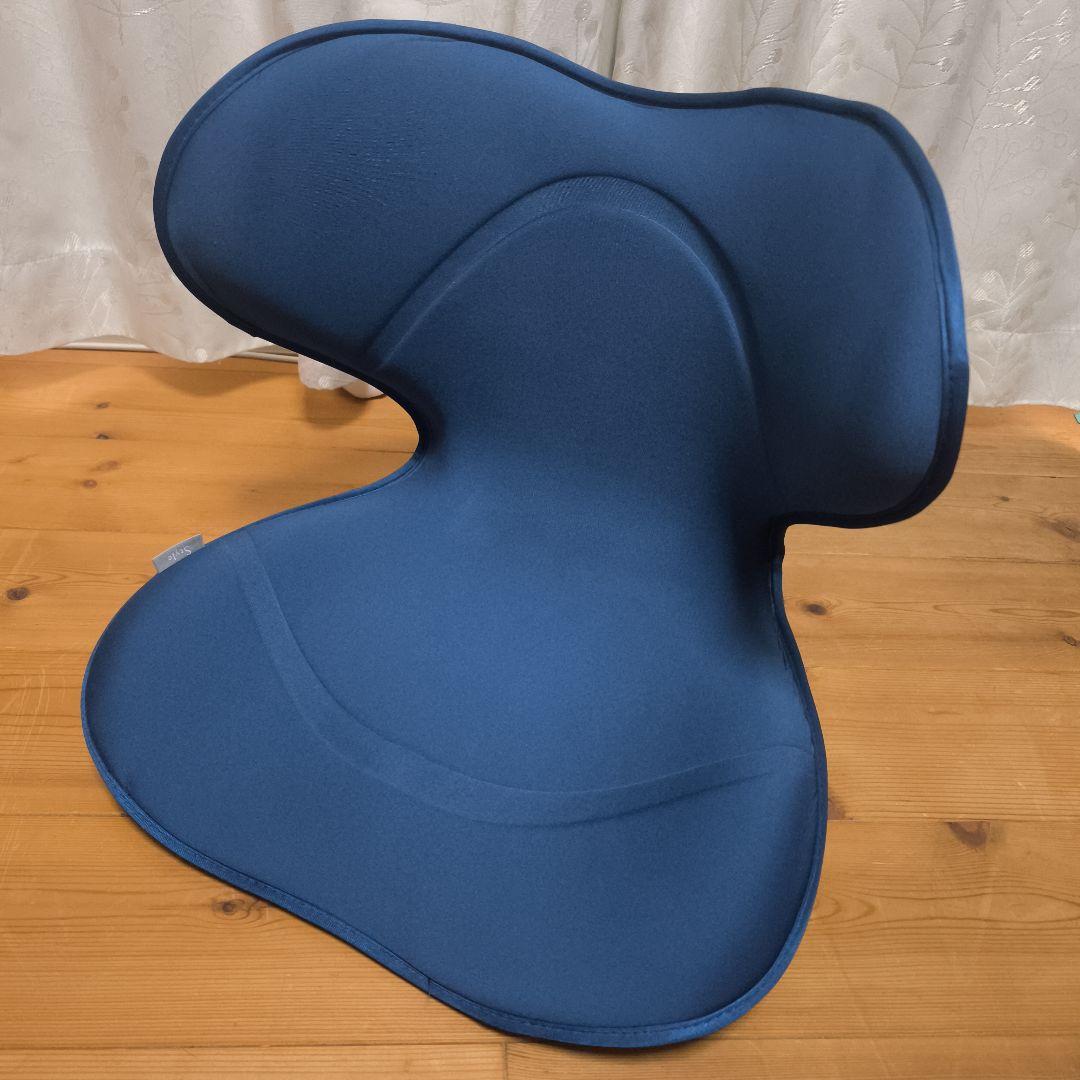 【Style　SMART】　座椅子クッション　ネイビー